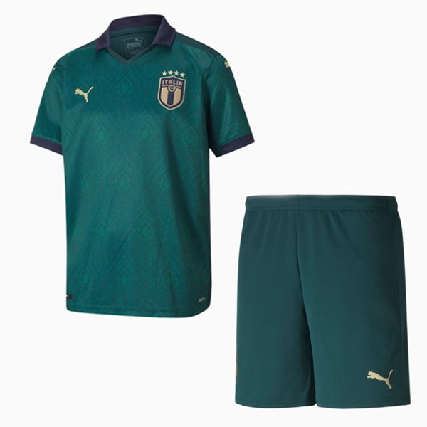 Camiseta Italia 3ª Kit Niño 2020 Verde